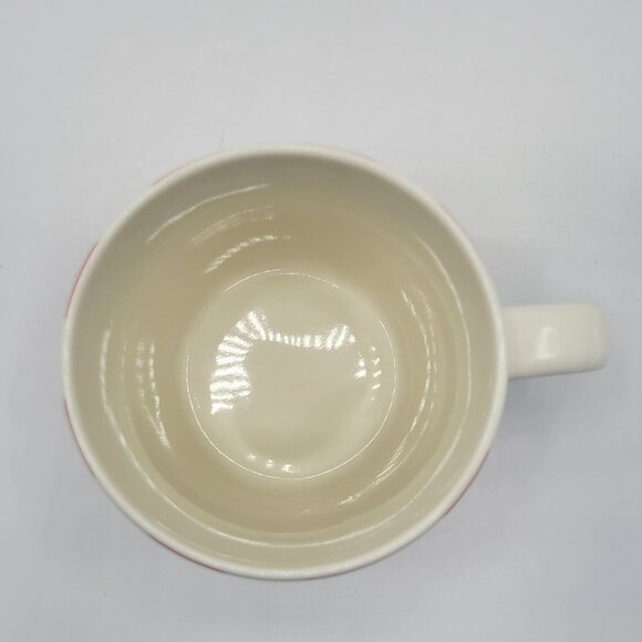 Starbucks Candy Cane Red & White Striped Ceramic Coffee Mug 12 Oz - Picture 7 of 8